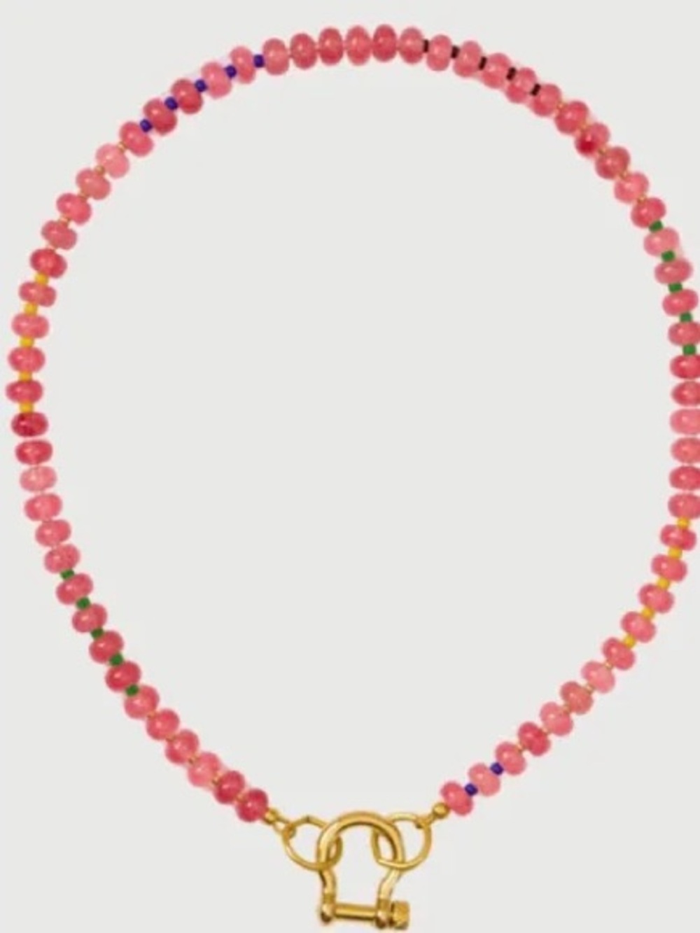 Spicy Dan x parke red quartz beaded necklace - Picture 6 of 6